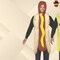 Hot Dog and Mustard Couples Costume Set Halloween Food Tunics Funny Group Party Outfit